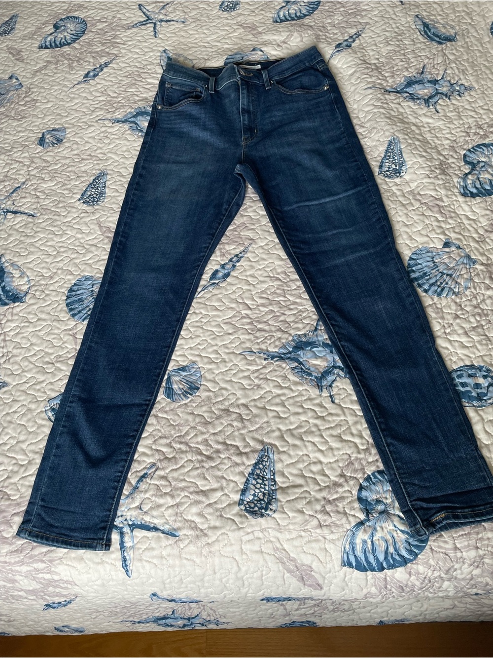 Levi’s Women's Dark Blue Skinny Jeans - Stretch Denim